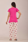 Sweet Moon Knit Cotton Pyjama Set - Cream Darkpink  — thumbnail 2